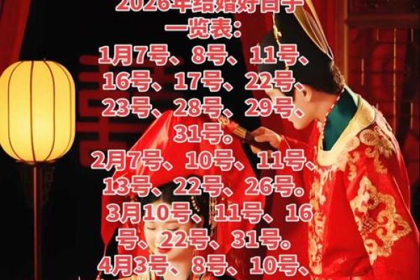八月份嫁娶吉日2026年 2026年农历八月嫁娶好日子