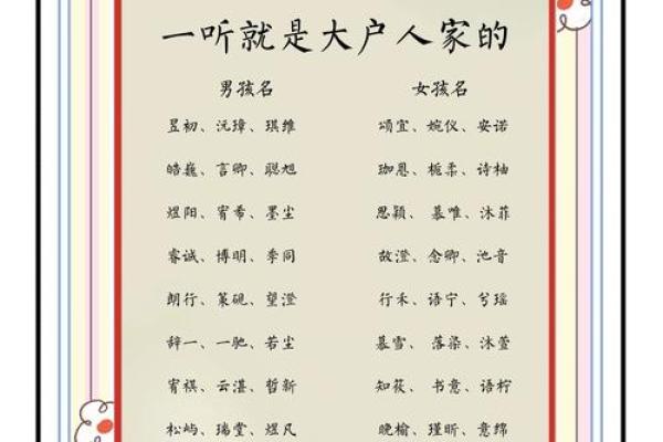 好听的满族名字女孩(满族女生名字)