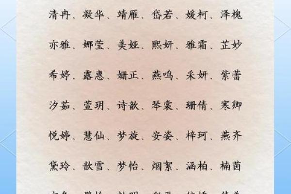 女生姓名大全好听唯美的三个字(好听的女孩子姓名大全三个字)