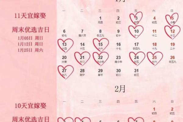 2025结婚吉日查询元月(2022年结婚吉日元月)