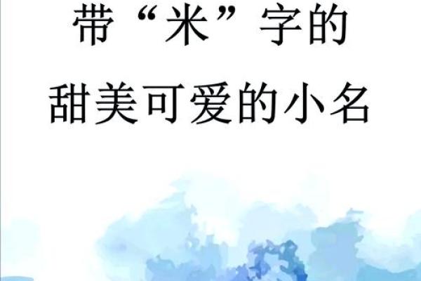米姓男孩名字大全(米姓男孩名字取什么好洋气)