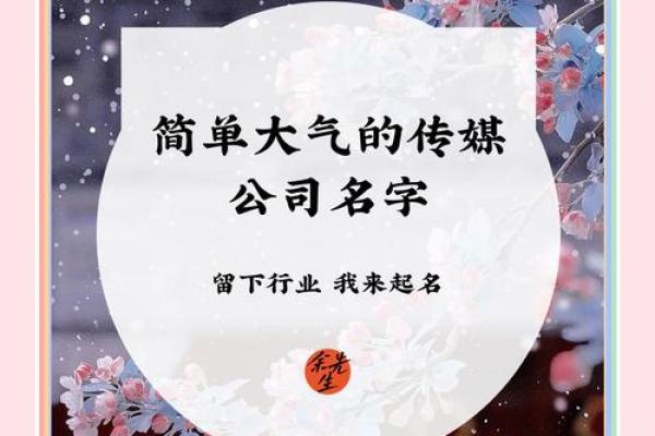 传媒公司起名大全(传媒公司起名大全二字经典)