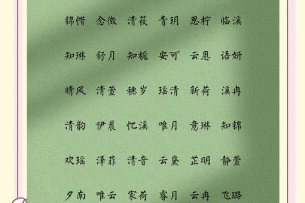 女孩优雅的名字三个字(女孩名字简单大方洋气三个字)