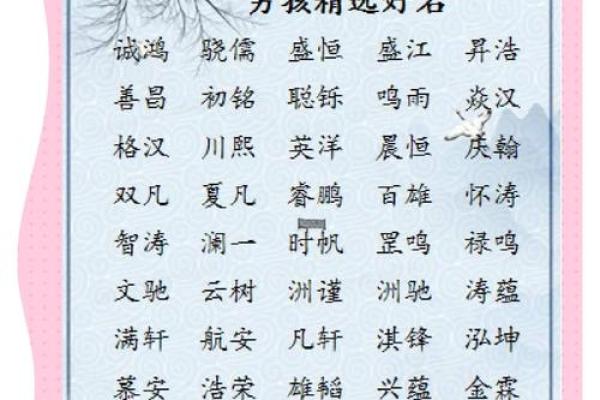 简单大气的男孩名字(简单大气的男孩名字双字两个字)