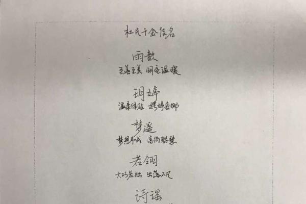 杜氏取名字大全男孩(杜氏起名字)