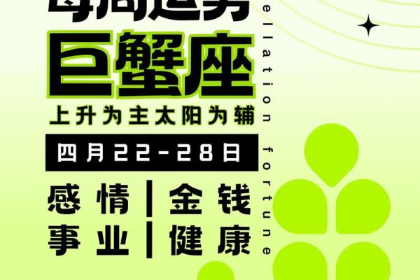 巨蟹座一周运势(巨蟹座一周运势查询)
