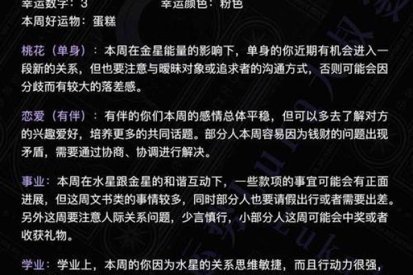 巨蟹座未来七天运势(巨蟹座最近几天运势)