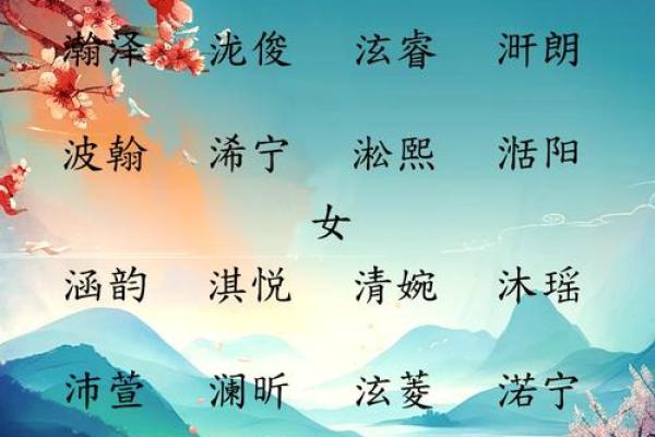 三点水旁男孩取名大全(三点水旁取名大全男孩)