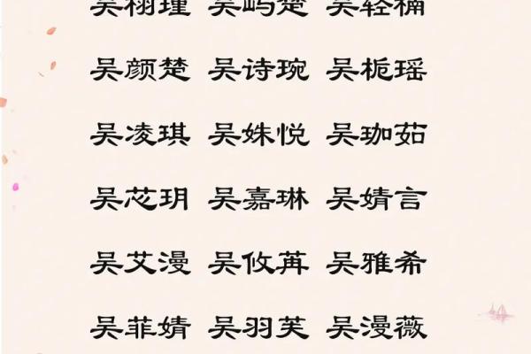 吴起名女孩三个字(小女孩,姓吴取个三个字的名字)
