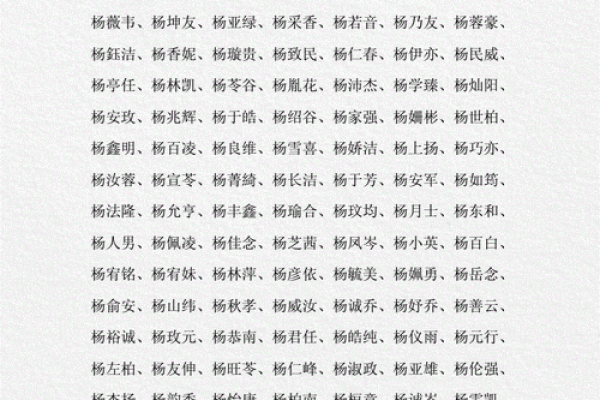 杨姓100分的男孩名字大全(杨姓男孩名字2021年名字大全)