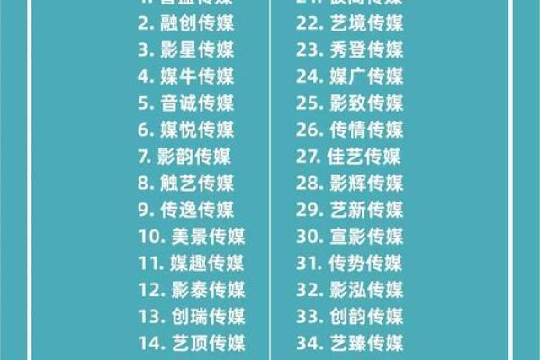 自媒体公司起名(自媒体公司起名网)