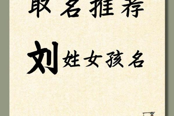 刘氏起名大全女孩名字大全(刘氏取名字大全女孩)