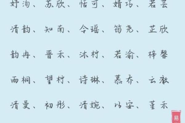 女孩最好听的名字(女孩最好听的名字大全)