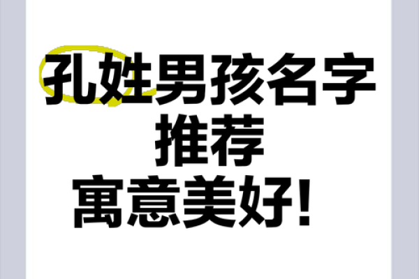 孔取名字大全女孩名字(取名字孔姓女孩大全)