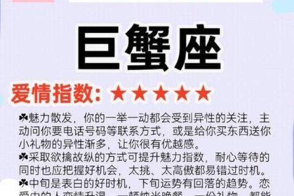 2025年巨蟹座财运(2025年巨蟹座财运指数) 2025年巨蟹座财运(2025年巨蟹座财运指数)
