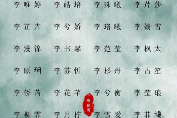 李字姓名女孩子三个字(李字取名女孩三个字)