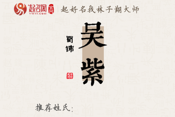 带紫的公司名字(带紫的独一无二的名字)