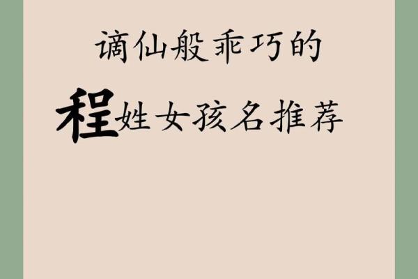 程起名字大全男孩名字(程好听的男孩名字大全)