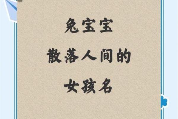 女孩兔宝宝取名字大全(女孩兔宝宝取名字大全集) 女孩兔宝宝取名字大全(女孩兔宝宝取名字大全集)