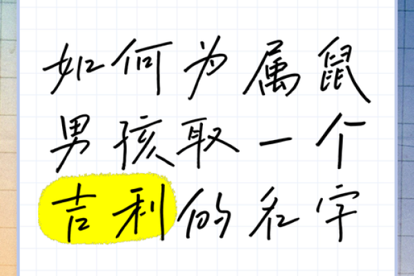 男孩属鼠大富大贵吉利的名字(男孩的取名宝典属鼠)