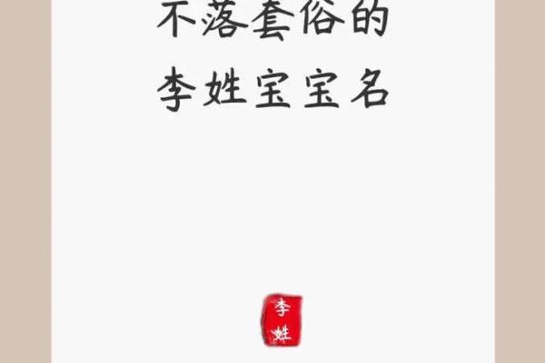简单大气男孩名字(李姓简单大气男孩名字)