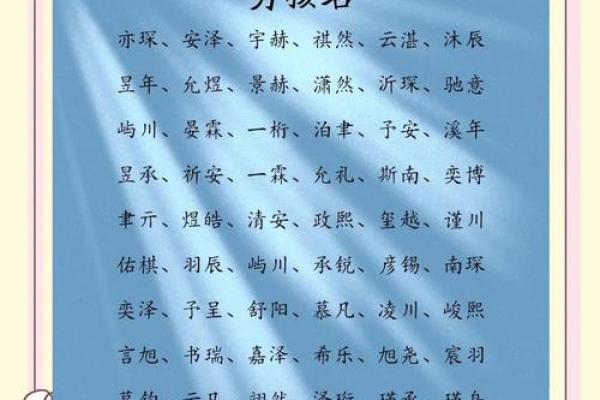 楚辞寓意好大气的名字男孩(楚辞里寓意好的男孩名字)