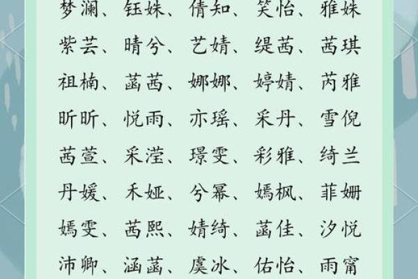 大气的女孩名(大气的女孩名字有寓意) 大气的女孩名(大气的女孩名字有寓意)