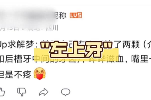 梦见大牙齿掉了是什么征兆(梦见大牙齿掉了是什么征兆还出血怎么回事)