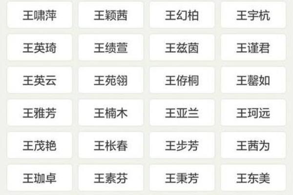姓王的女孩名字大全三个字(姓王3个字的名字女孩)