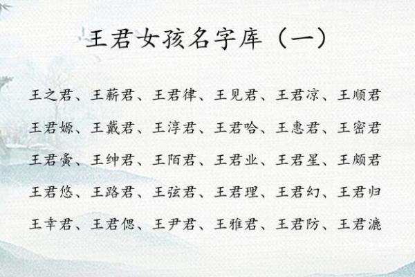 姓王的女孩名字大全三个字(姓王3个字的名字女孩)
