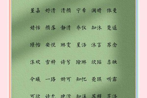 大气又简单的女孩名(2020简单大气的女孩名)