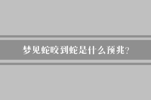 梦见毒蛇是什么预兆(梦见毒蛇是什么预兆解梦)