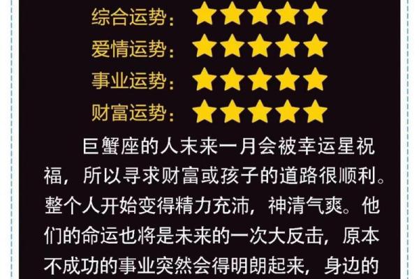 今日巨蟹座女的财运和运气(今日巨蟹座的运气好吗) 今日巨蟹座女的财运和运气(今日巨蟹座的运气好吗)