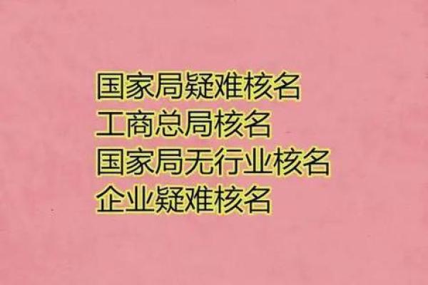 公司名核准(公司核名)