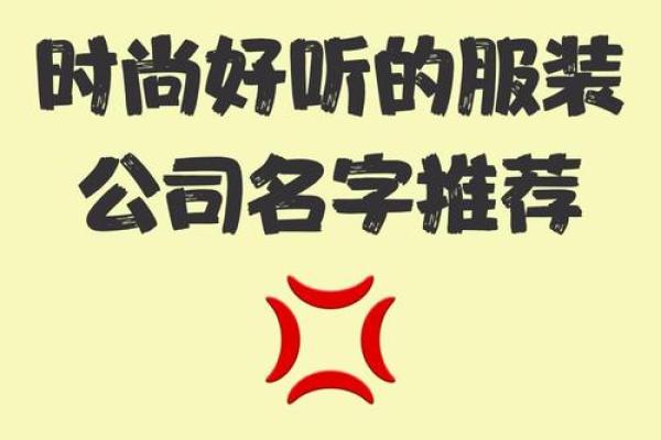 服饰公司起名字大全免费(服装服饰公司起名) 服饰公司起名字大全免费(服装服饰公司起名)