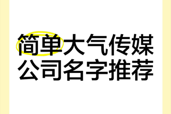 自媒体公司取名(现代感的自媒体公司名称)