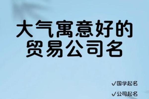 取贸易公司名字(取贸易公司名字里带有晗字)